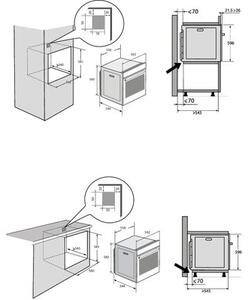 Piekarnik BRANDT BOP7537W Elektryczny BiaÅy A+