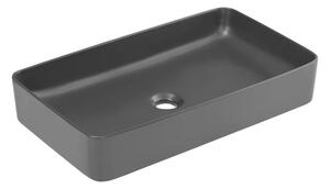Umywalka nablatowa SLIM 2 E-6275 czarna