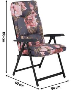 Fotel ogrodowy PATIO Lena Black Edition A098-01IB