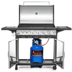 Grill ogrodowy gazowy ACTIVA MASTERCOOK Nevada XXL 6+1 Premium 19761GS