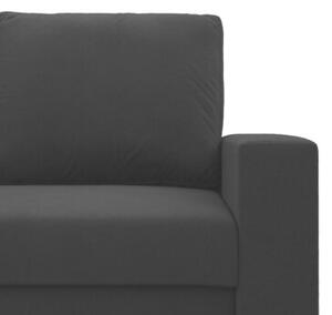 Sofa dwuosobowa, BLOM, Mikrofaza, 148x87x90 cm, czarny | TYLETEGOTU