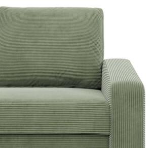 Fotel do salonu, BLOM, sztruks, 83x92x92 cm, oliwkowy | TYLETEGOTU