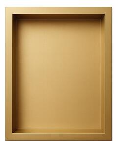 Półka łazienkowa wnękowa HYDROSAN IGA-GL-45X30X10 Złoty szczotkowany 45x30x10 cm