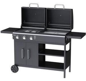 Grill ogrodowy gazowo-węglowy ACTIVA Combo III