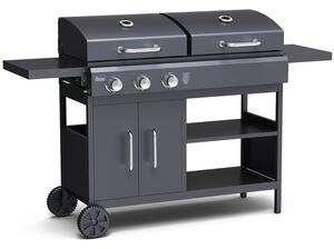 Grill ogrodowy gazowo-węglowy ACTIVA Combo III