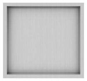 Półka łazienkowa wnękowa Estiva FALEZA Silver 30x30x10 cm srebrna 1 szt