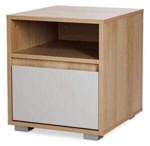 Szafka nocna DALIA 42cm buk/szara