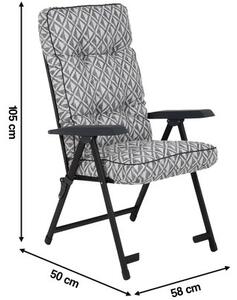 Fotel ogrodowy PATIO Lena Black Edition H039-06PB