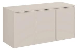 Szafka pod umywalkę nablatową BELLA CASHMERE 82-120-3D z blatem 120cm kaszmir