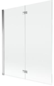 Mexen Mist parawan nawannowy 2-skrzydłowy lewy 140 x 150 cm, transparent, chrom - 8A9-140-002-01-00-L