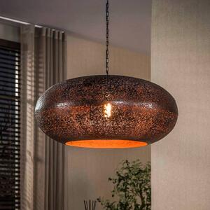 ZIJLSTRA Lampa wisząca Cielo, możliwość ściemniania, miedziany, salon / jadalnia, metal, antyczny