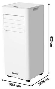 Klimatyzator przenośny PRIME3 SAC31 Osuszanie Timer Tryb Nocny Wentylator Biały