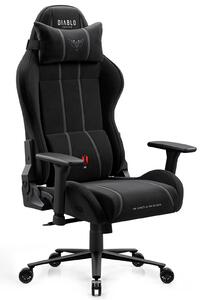 Fotel gamingowy materiałowy Diablo X-One 2.0 Normal Size, Burned Black