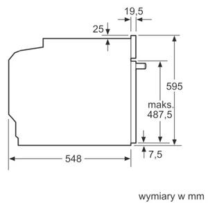 Piekarnik BOSCH HBG536EW4 Elektryczny BiaÅy A+