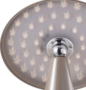 Beacon Lighting Lampa stołowa LED z akumulatorem Kinoko, brązowa, 27 cm, CCT możliwość ściemniania, brązowy / rdzawy, salon / jadalnia, tworzywo sztuczne, nowoczesny