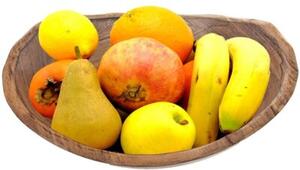 Miska drewniana MANGO 30 cm, 1,6 l