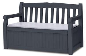 Keter skrzynia na poduszki Garden Bench ławka ogrodowa / uniwersalna skrzynia z funkcją siedziska, antracytowa