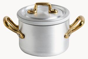 Komplet garnków z uchwytem, pokrywką i wkładem z porcelany Le Mini, 3 elem