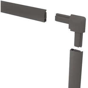 Moskitiera EASY LIFE Alu (120 x 140) Antracytowy