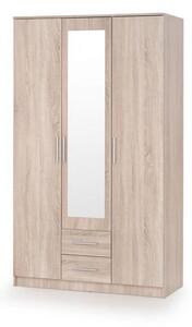 Szafa trzydrzwiowa LIMA S-3 120cm dÄ b sonoma z lustrem