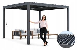 Pergola Altana Aluminiowa Tarasowa Wiata Borneo 3x3 Corciano ogrodowa ruchomy dach
