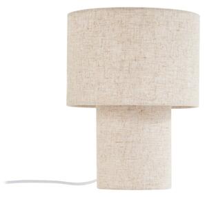 Lampa Stołowa Lindby, Elfie, beżowy, salon, tkanina | tekstylia, skandynawski