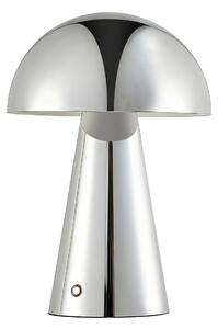 Lampa Stołowa Lindby, Nevijo, ściemnialny, metaliczny, salon, metal, nowoczesny