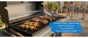 Grill ogrodowy gazowy RAVANSON GO-6 15.1 kW 38.5 x 74.8 cm