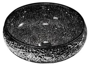 Umywalka nablatowa HYDROSAN BRILLANT4-BL-410 Okrągły Czarny