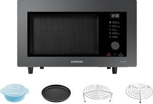 Kuchenka mikrofalowa z AIRFRY SAMSUNG BESPOKE MC32DB7746KCE2 Gotowanie na parze termoobieg sterowanie aplikacją 1400W