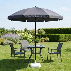 Parasol ogrodowy PROGARDEN 837163 185 cm Antracyt