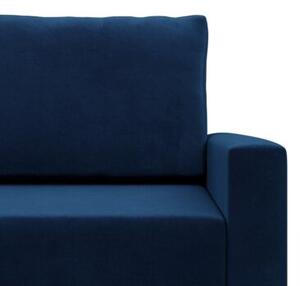Sofa rozkÅadana, MILO, velvet, 152x92x92 cm, granatowy | TYLETEGOTU