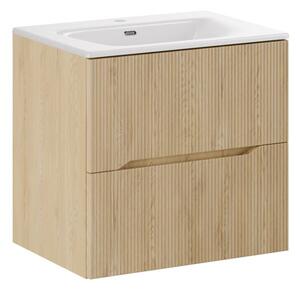 Szafka pod umywalkę NORDIC CREMONA 2S 60cm dąb cremona z umy