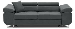 RozkÅadana sofa, Bellezza, 209x100x87 cm, ciemny szary | TYLETEGOTU