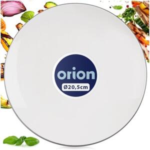 Talerz deserowy porcelanowy biały DECORA 20 cm