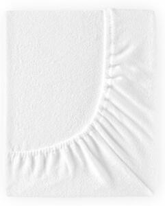 Prześcieradło z gumką frotte, 80x160, KOL01-biały
