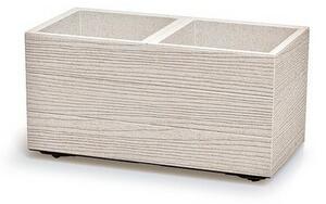 Doniczka MADERA CASE ECO WOOD 57,7 cm, biały, S