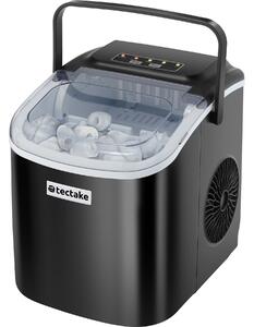 Tectake kostkarka do lodu arctic, 1,2 litra, 2 rozmiary kostek lodu - czarny