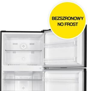 Lodówka SMITH&BROWN SFTF-733-BE5 No Frost 178cm Czarna
