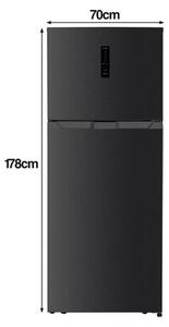 Lodówka SMITH&BROWN SFTF-733-BE5 No Frost 178cm Czarna