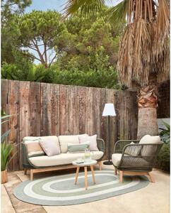Sofa ogrodowa w kolorze khaki Kave Home Catalina