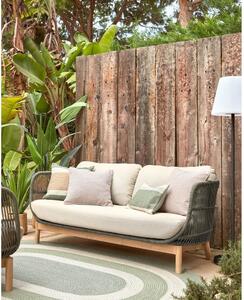 Sofa ogrodowa w kolorze khaki Kave Home Catalina