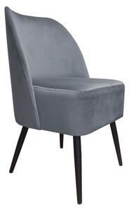 Fotel DUNAJ BL VELVET ciemno szary