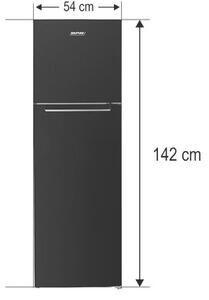 Lodówka MPM-216-CF-28 No Frost 142cm Czarna