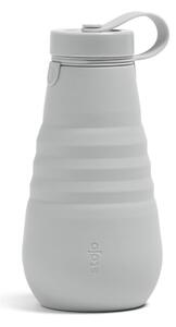 Szara składana butelka Stojo Bottle Cashmere, 590 ml