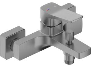Bateria wannowa natynkowa KFA ARMATURA Malaga 4524-010-61 Szary metaliczny