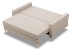 Sofa rozkÅadana, MILO, velvet, 152x92x92 cm, beÅ¼owy | TYLETEGOTU
