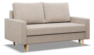 Sofa rozkÅadana, MILO, velvet, 152x92x92 cm, beÅ¼owy | TYLETEGOTU
