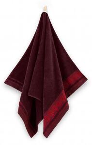 Ręcznik Rondo 2, 70x140, Bordo-CZ-028