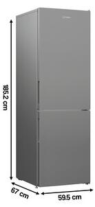 Lodówka INDESIT INKS1361S4E 185.2cm Srebrna